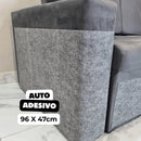 Arranhador Adesivo GRANDE em Carpete para Gato - Protetor de Sofá Cama Box e Parede
